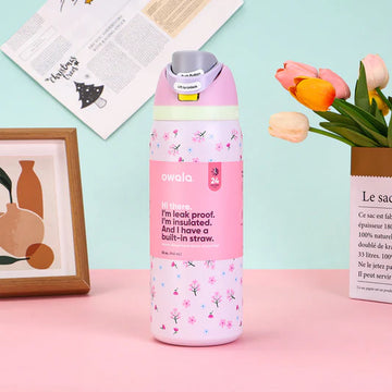 Pink Floral Owala