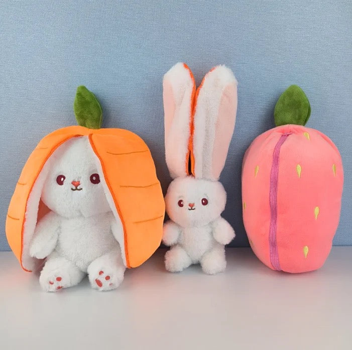 Carrot/ Strawberry Bunny Plush