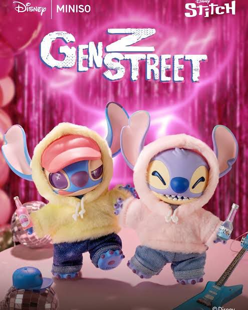 Miniso Disney Stitch Gen Z Street Pendant Blind Box